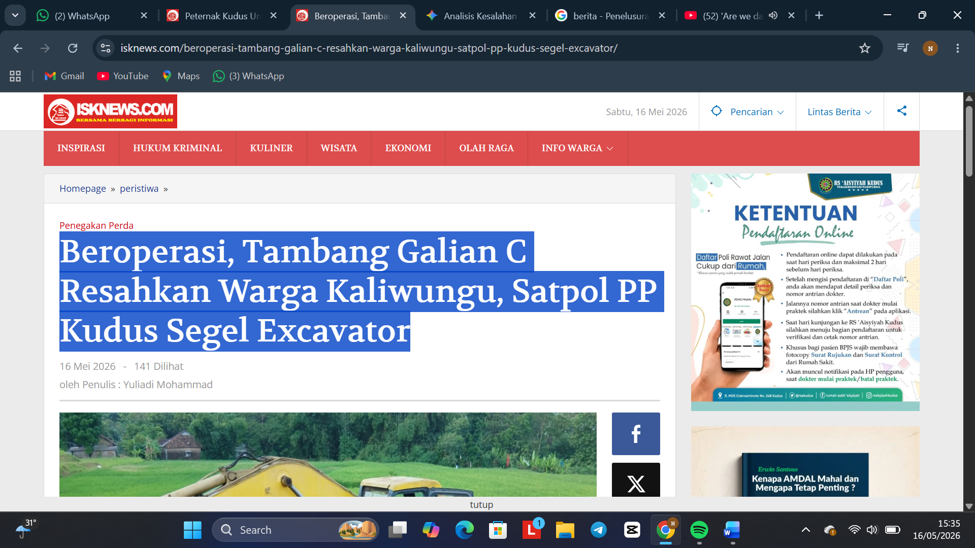 Kesalahan Dalam Kaidah Pembentukan Kata  Pada Judul Berita
