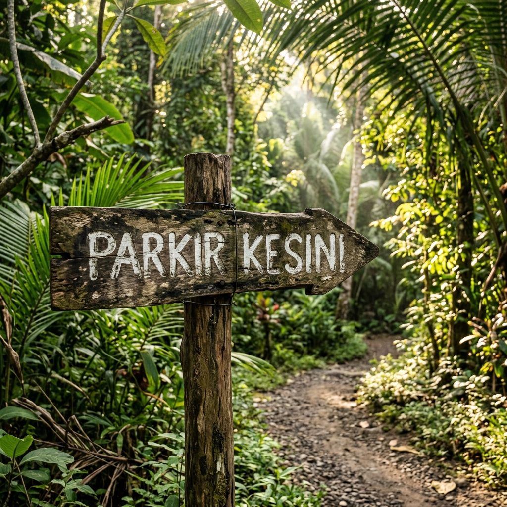 Kesalahan Plang Petunjuk Jalan 'Ke Sini'
